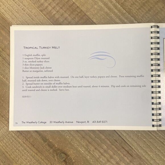 Behind Newport Doors Cookbook Local Stories Recipes & Watercolor Art *Signed* - Picture 8 of 10